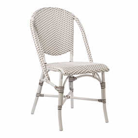 Sofie Side Chair - AluRattan Outdoor - Stackableoutdoor patio dining furniture set