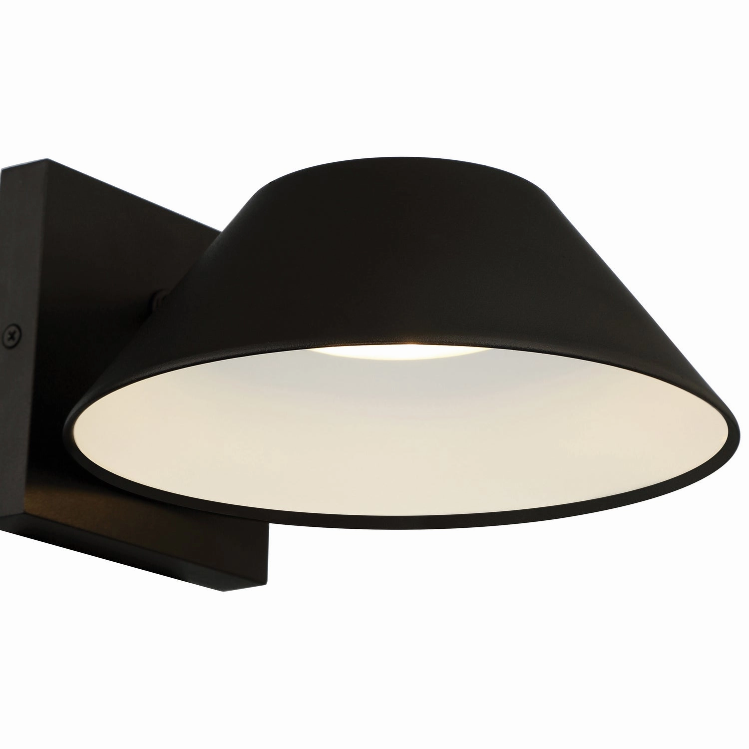 Solano LED Outdoor Wall Mount Black