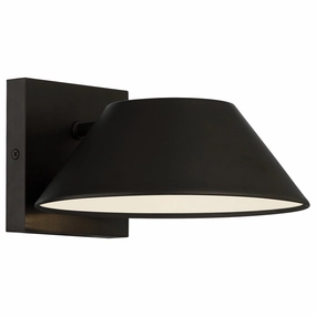 Solano LED Outdoor Wall Mount BlackOutdoor wall sconces with motion sensor
