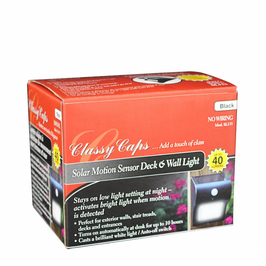 Solar Motion Sensor Deck & Wall Light