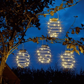 Solar Spiralight 4 Packoutdoor garden decorative ornaments