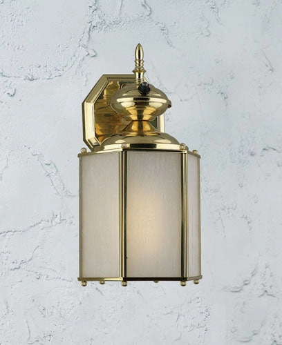 Solid Brass B One Light Outdoor Lantern Solid BrassOutdoor wall sconces with motion sensor