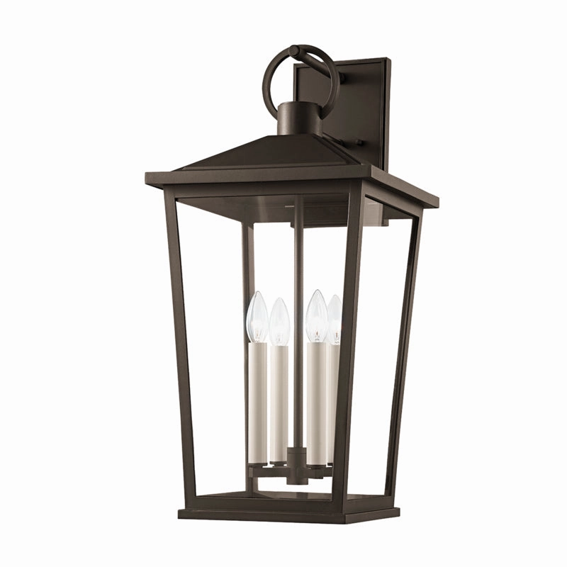 Soren Four Light Outdoor Wall Sconce Textured Bronze W/ HlOutdoor wall sconces with motion sensor
