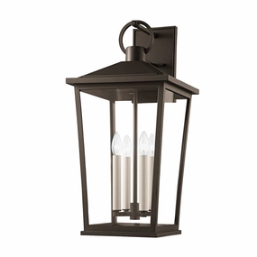 Soren Four Light Outdoor Wall Sconce Textured Bronze W/ HlOutdoor wall sconces with motion sensor