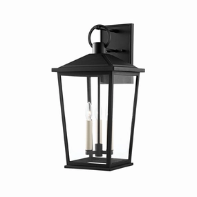 Soren Three Light Outdoor Wall Sconce Textured BlackOutdoor wall sconces with motion sensor