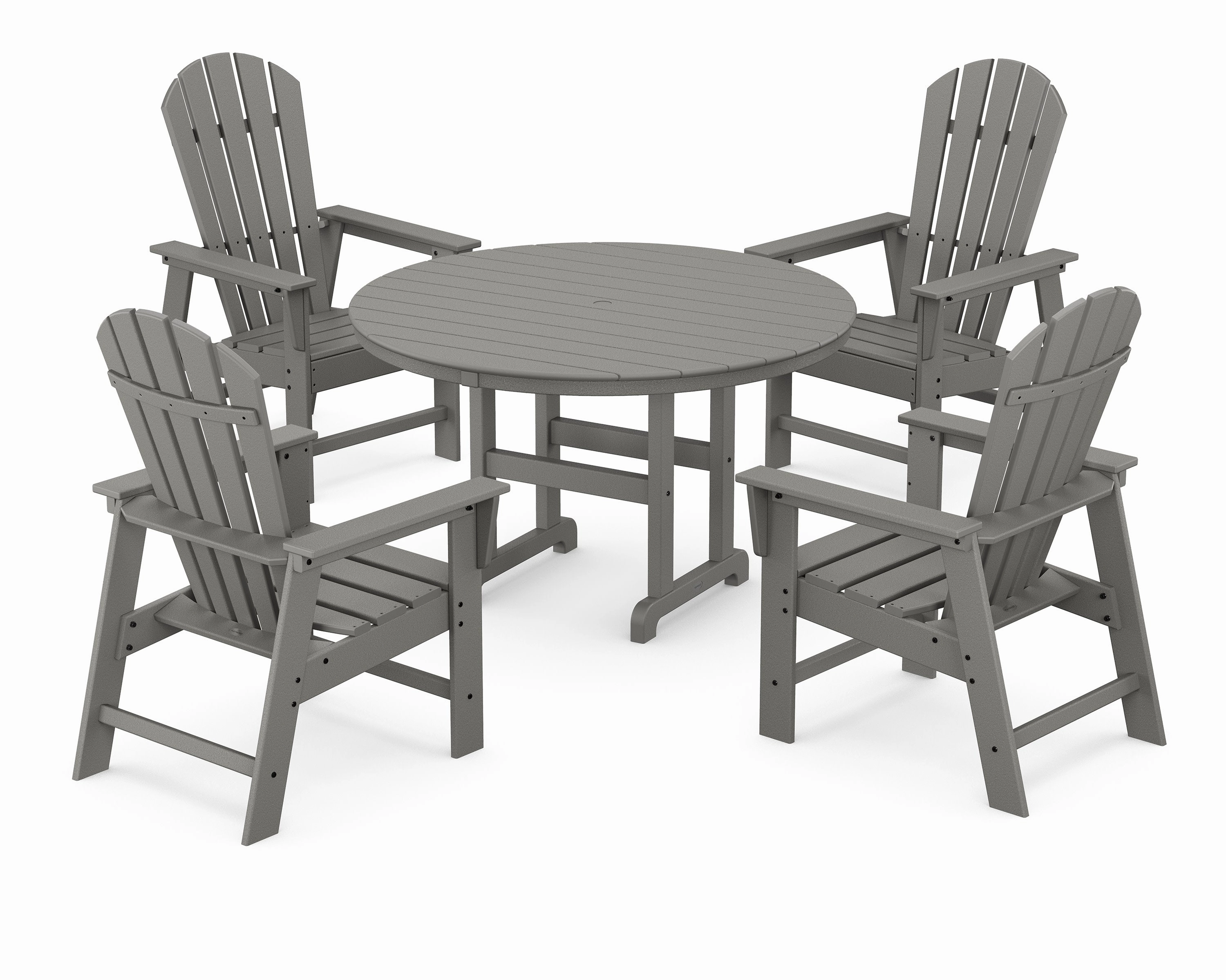 South Beach 5-Piece Round Farmhouse Dining Setoutdoor patio furniture set