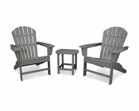 South Beach Adirondack 3-Piece Setoutdoor patio dining furniture set