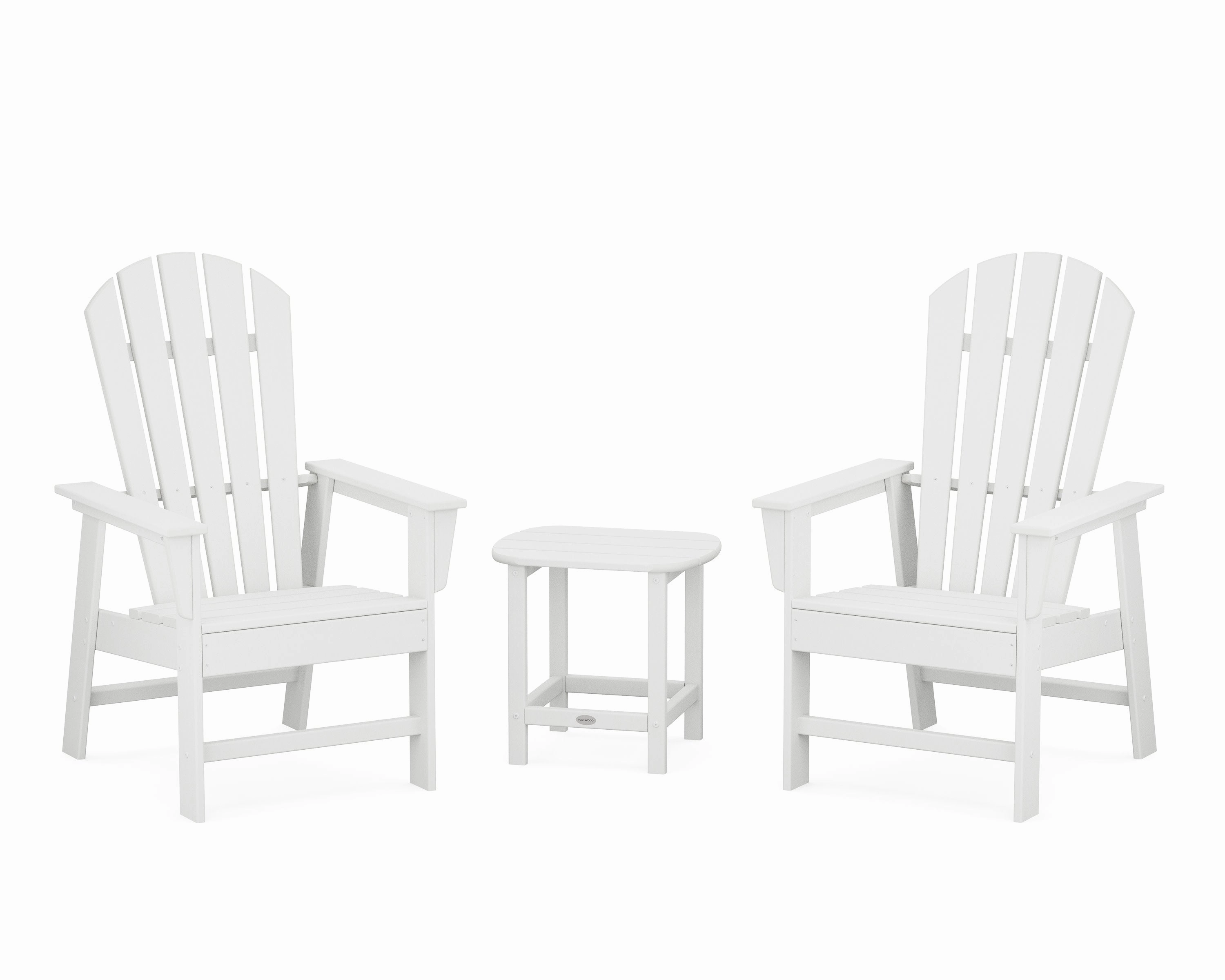 South Beach Casual Chair 3-Piece Set with 18" South Beach Side Table