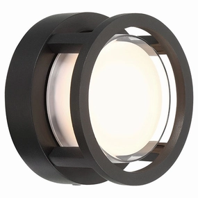Spoke LED Outdoor Wall or Ceiling Mount BlackOutdoor wall sconces with motion sensor