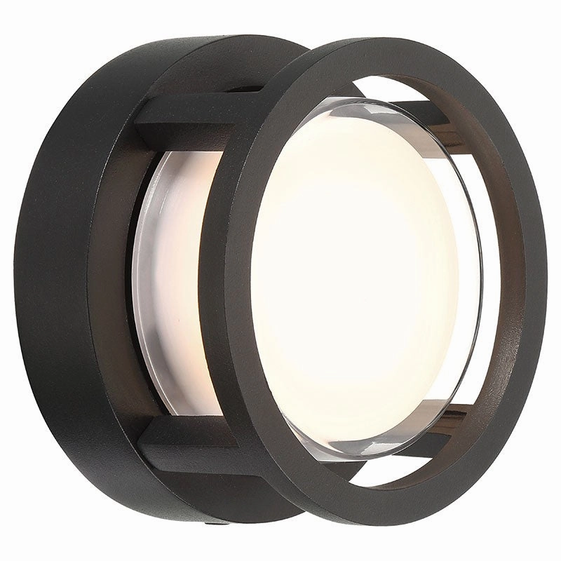Spoke LED Outdoor Wall or Ceiling Mount BlackOutdoor wall sconces with motion sensor