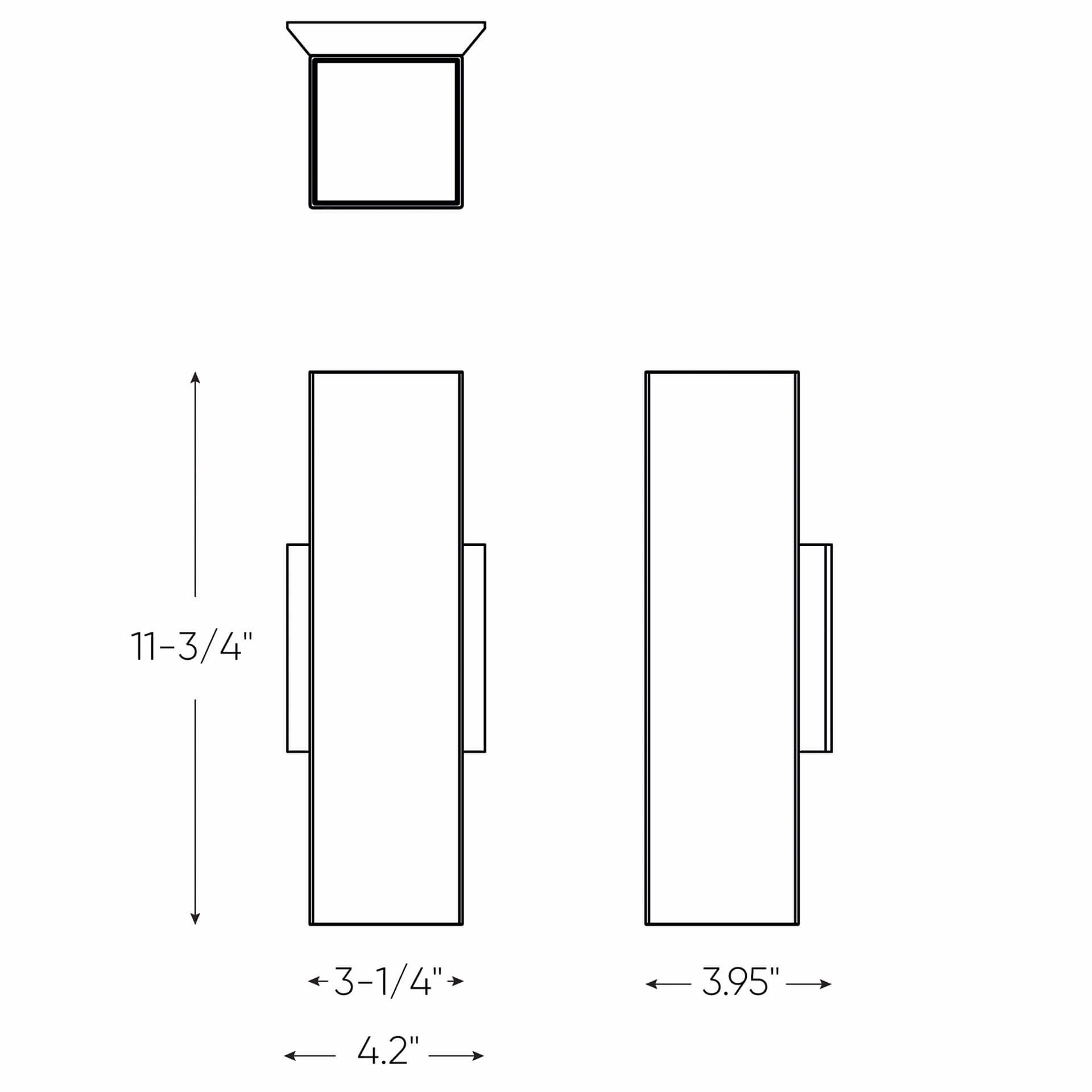 Square Adjustable Led Cylinder Sconce