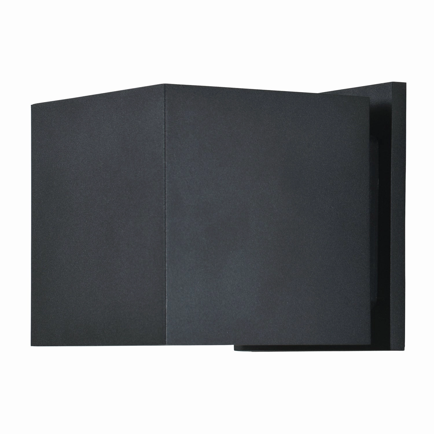 Square LED Wallwasher BlackOutdoor wall sconces with motion sensor
