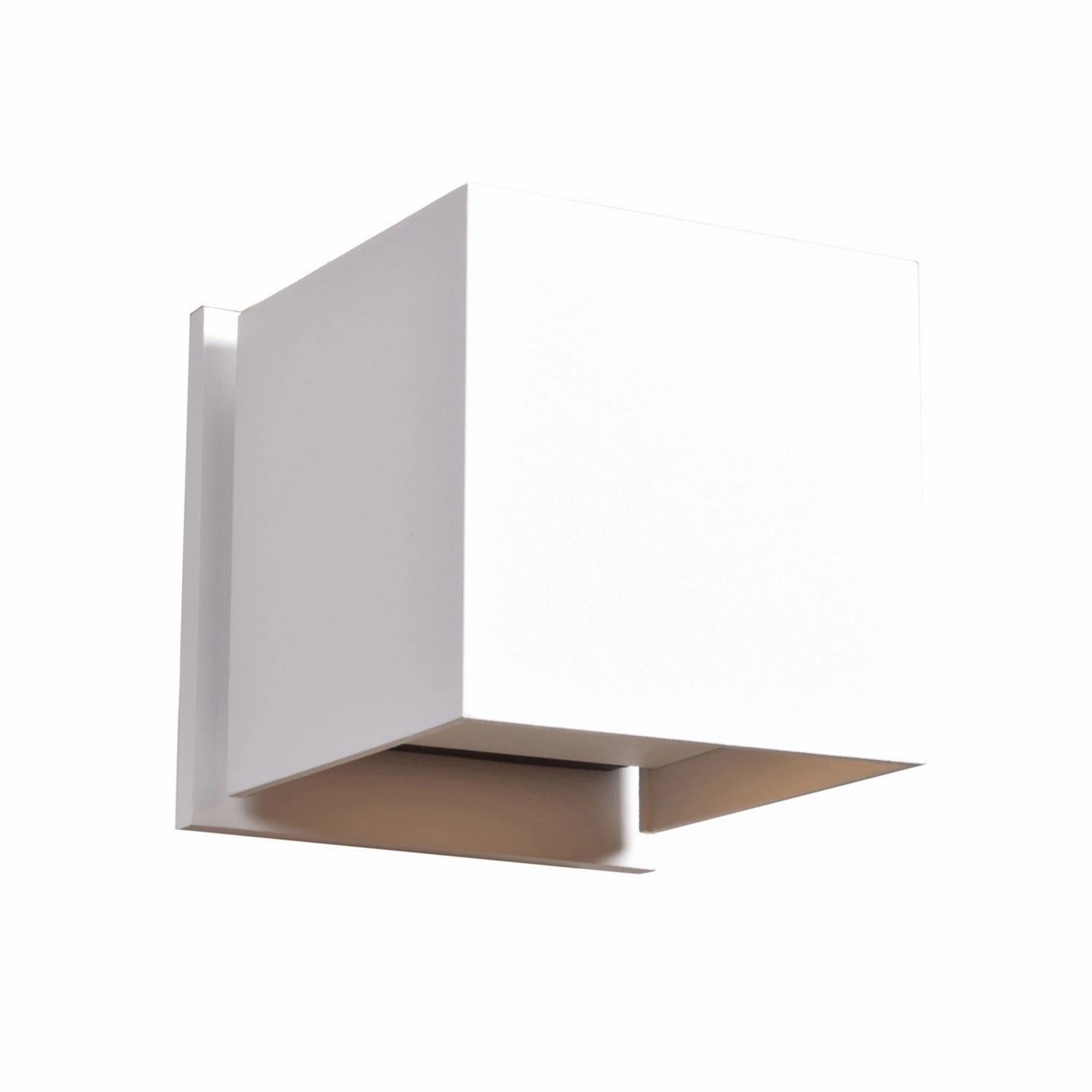 Square LED Wallwasher WhiteOutdoor wall sconces with motion sensor