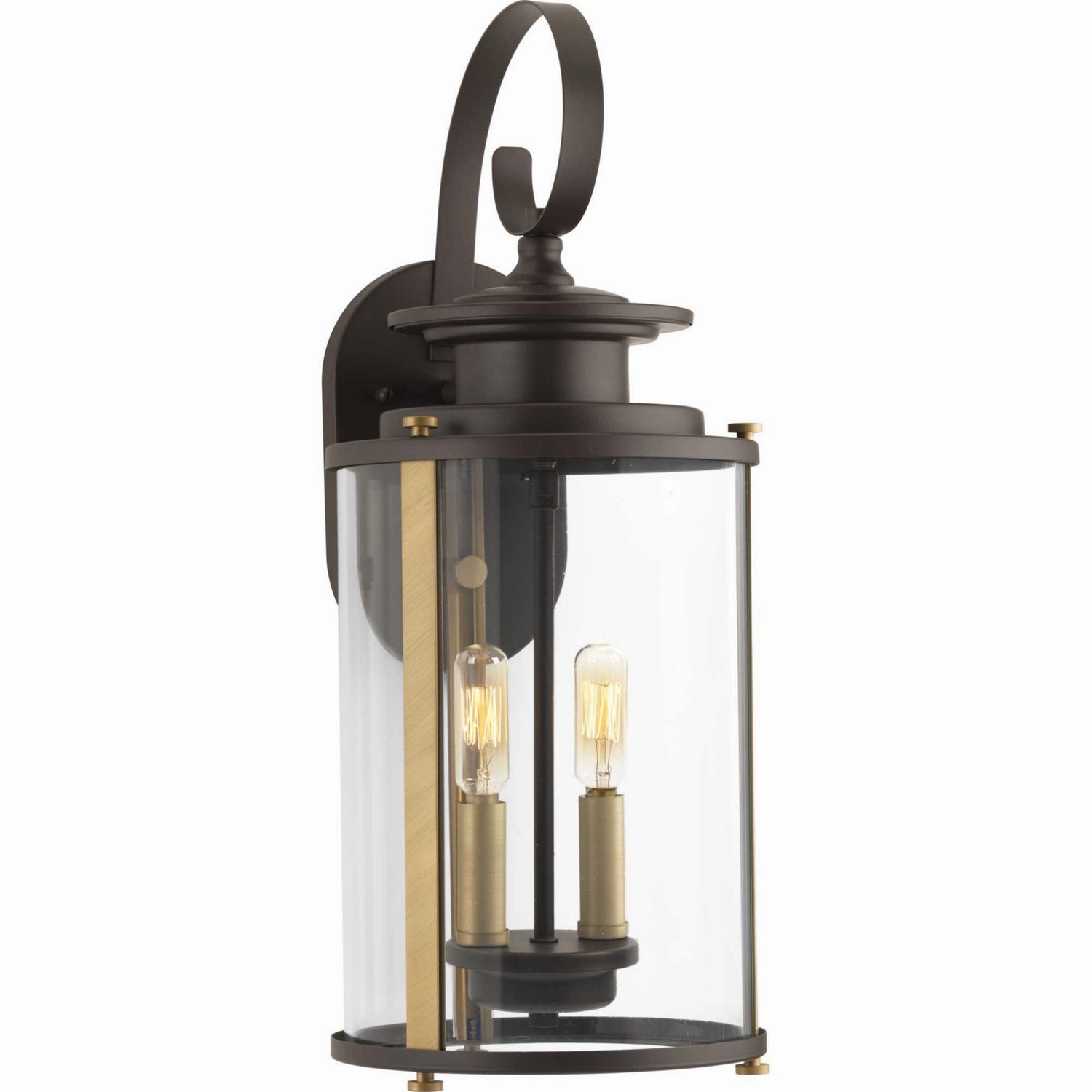 Squire Two Light Wall Lantern Antique Bronze