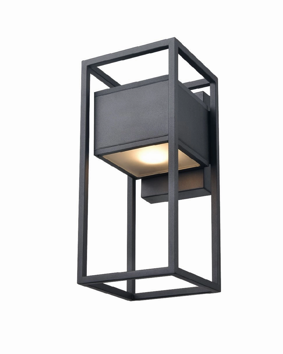 Starline One Light Wall Sconce Black w/Half Opal GlassOutdoor wall sconces with motion sensor