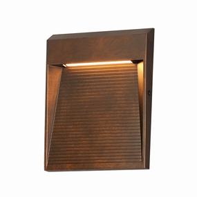 Steps LED Outdoor Wall Sconce Antique BronzeOutdoor wall sconces with motion sensor