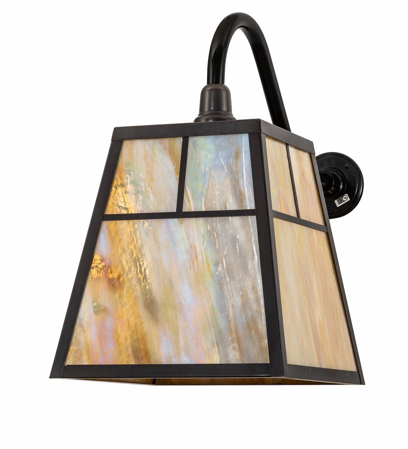 Stillwater One Light Wall Sconce Craftsman Brown/Gloss Black