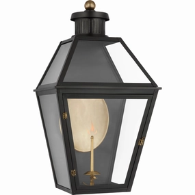 Stratford Large 3/4 Gas Wall LanternWeatherproof outdoor lighting