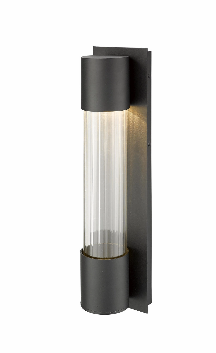 Striate LED Outdoor Wall Mount Black