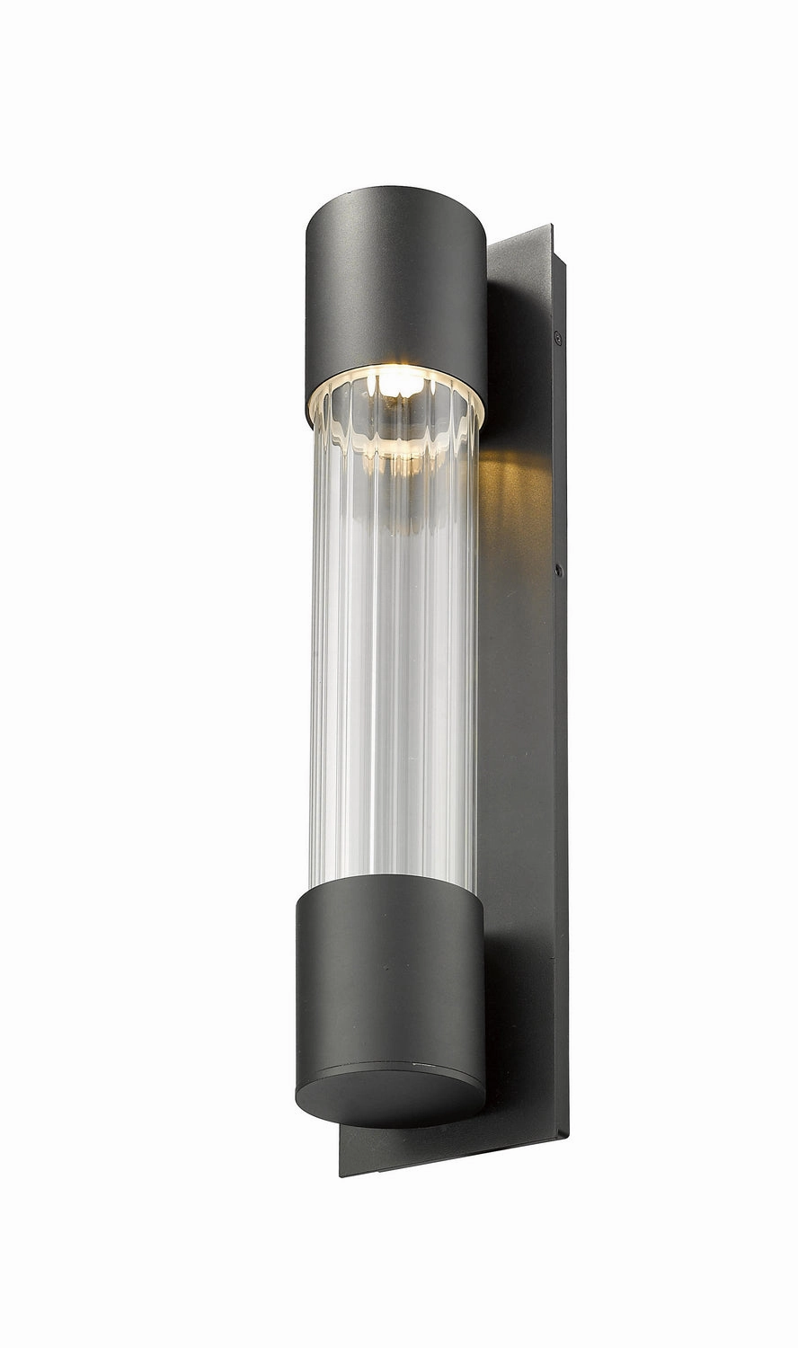 Striate LED Outdoor Wall Mount Black