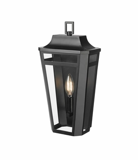 Sumerlin One Light Outdoor Wall Sconce Powder Coated BlackOutdoor wall sconces with motion sensor