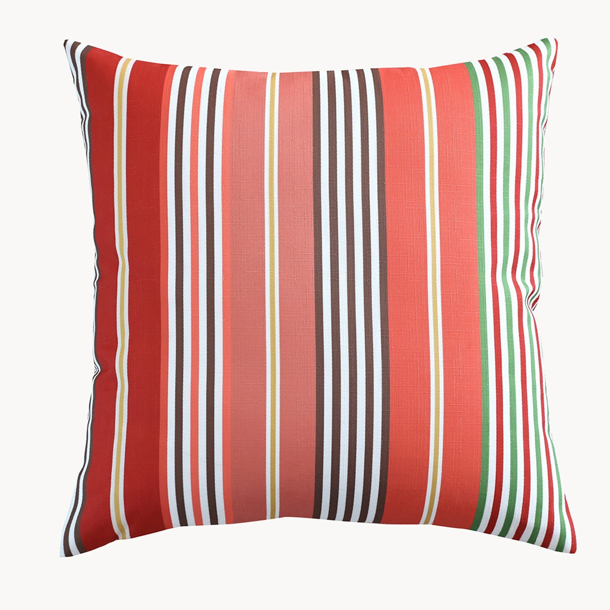 Summer Breeze Outdoor Decorative Accent Cushion -Coral Stripesoutdoor patio furniture set