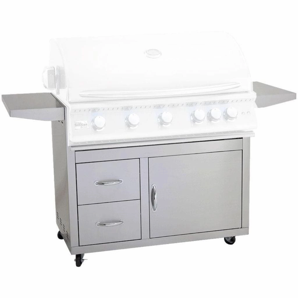 Summerset 40" Door & 2-Drawer Combo Grill Cart CART-SZR40-DCStainless steel BBQ tool set
