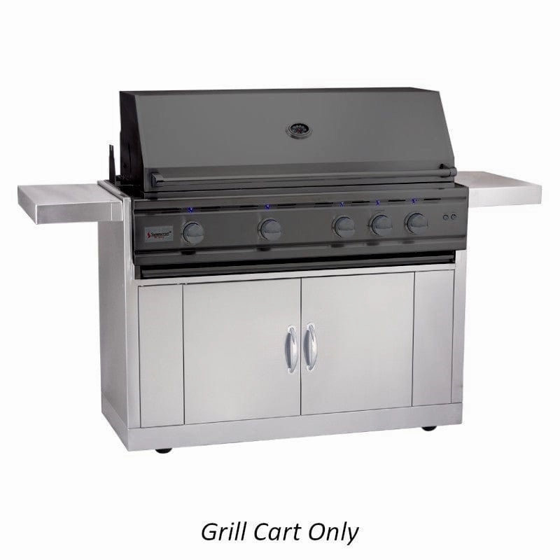Summerset 44-inch Fully Assembled Door & 2-Drawer Combo Grill Cart for TRL Series CART-TRL44-DCStainless steel BBQ tool set