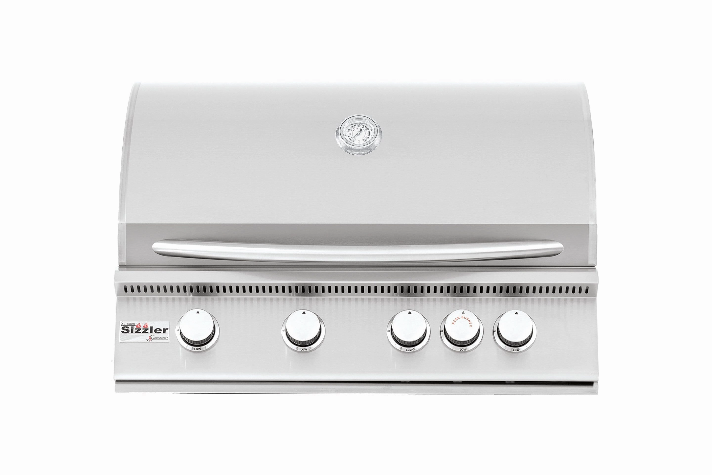 Summerset Sizzler 32" 4-Burner Built-In Gas Grill SIZ32 professional outdoor BBQ grill set
