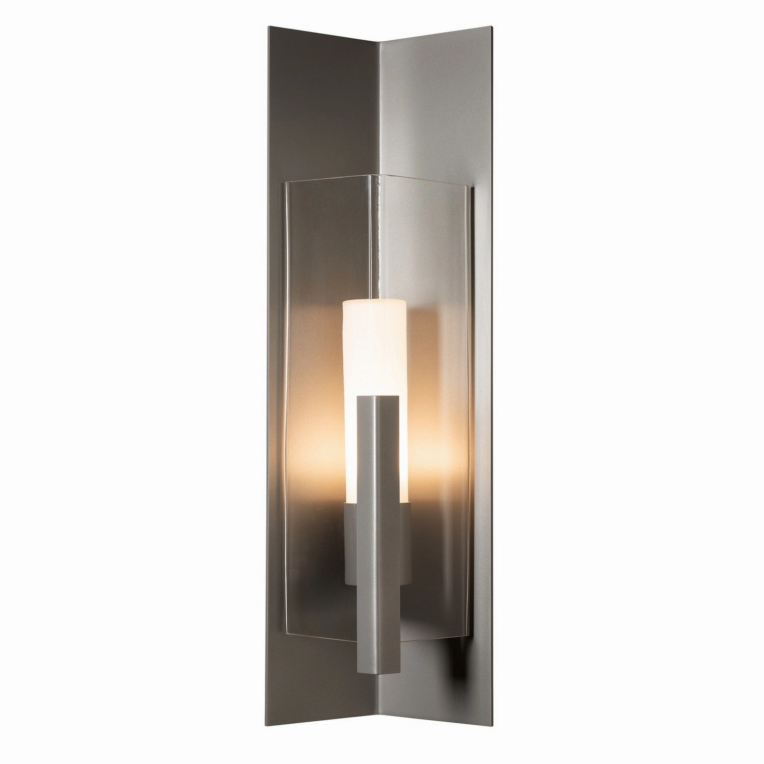 Summit One Light Outdoor Wall Sconce Coastal Burnished Steel