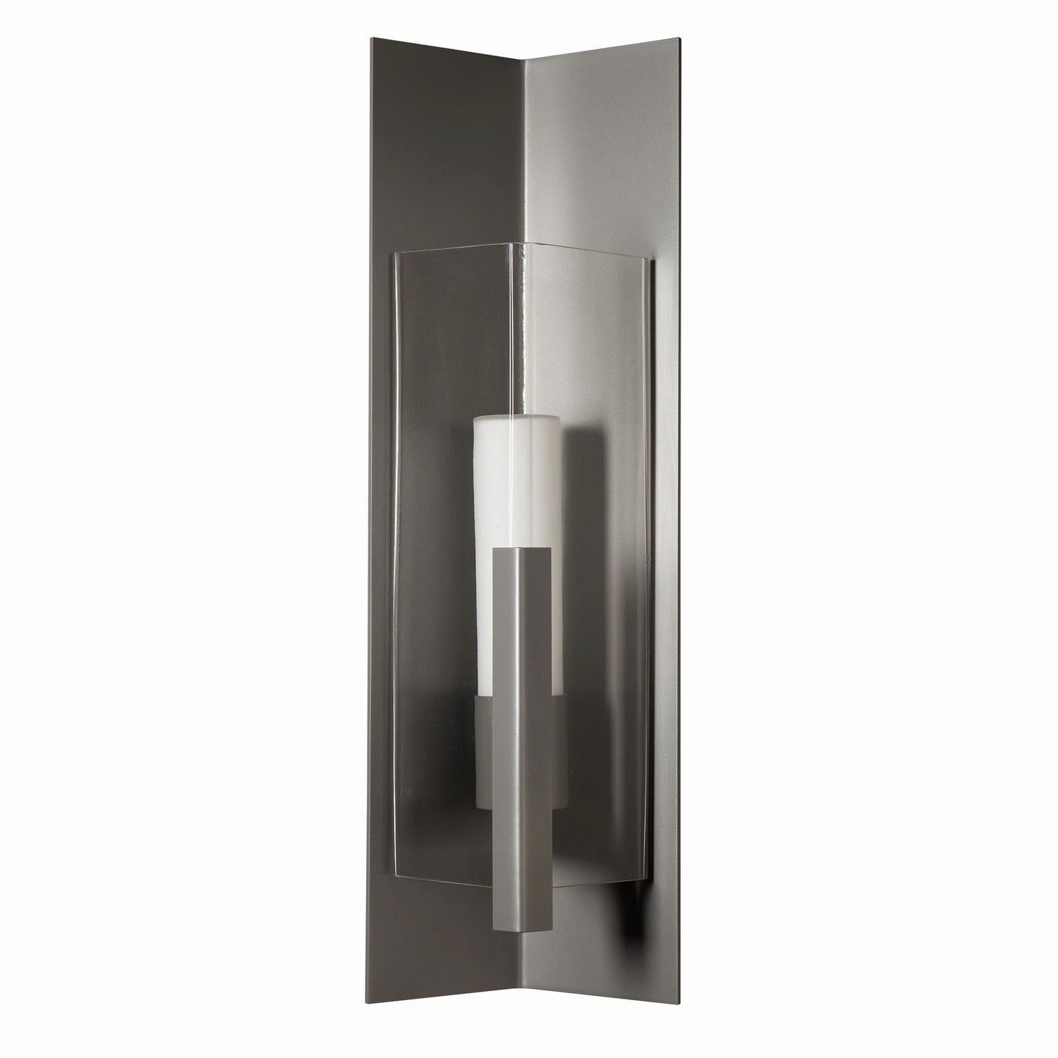 Summit One Light Outdoor Wall Sconce Coastal Burnished Steel