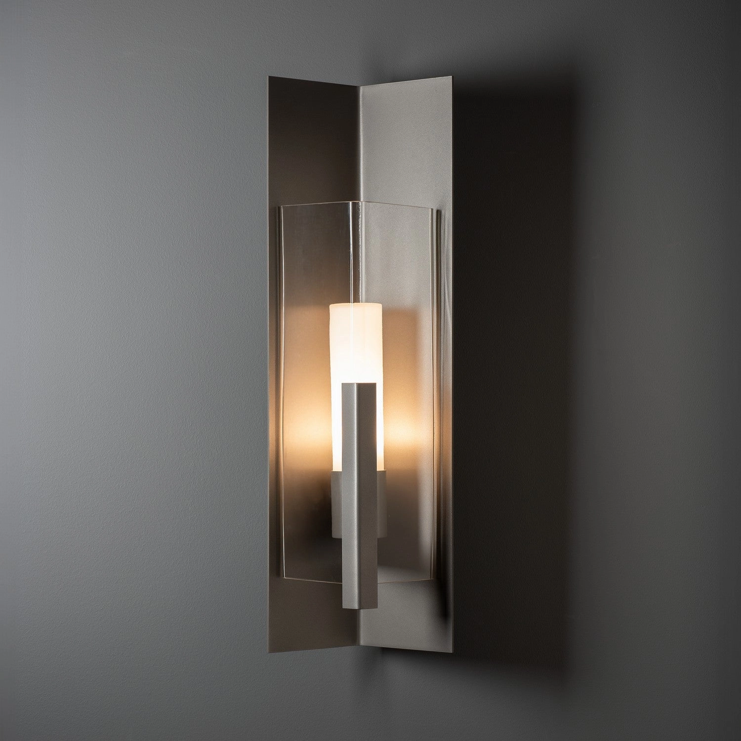 Summit One Light Outdoor Wall Sconce Coastal Burnished Steel