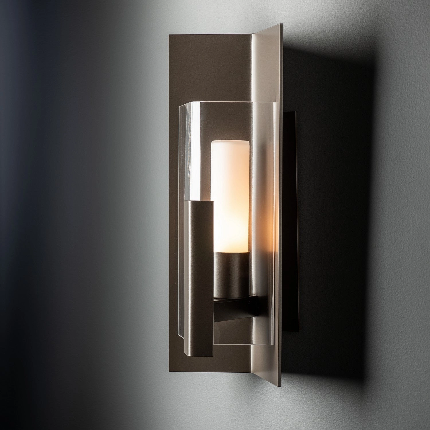 Summit One Light Outdoor Wall Sconce Coastal Dark Smoke