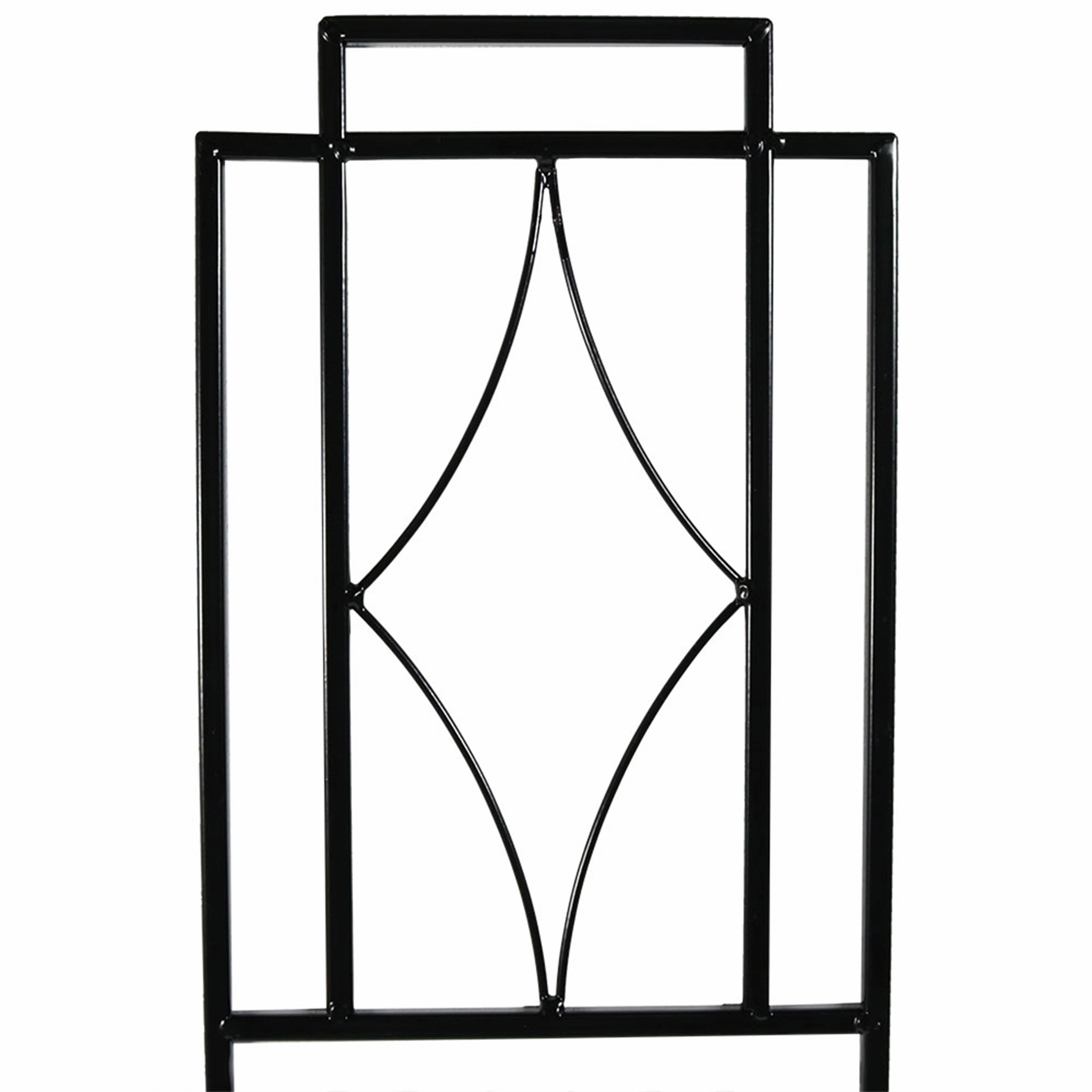 Sunnydaze 30" Contemporary Metal Garden Trellis - Set of 2