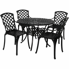 Sunnydaze 5-Piece Cast Aluminum Patio Furniture Setoutdoor patio furniture set
