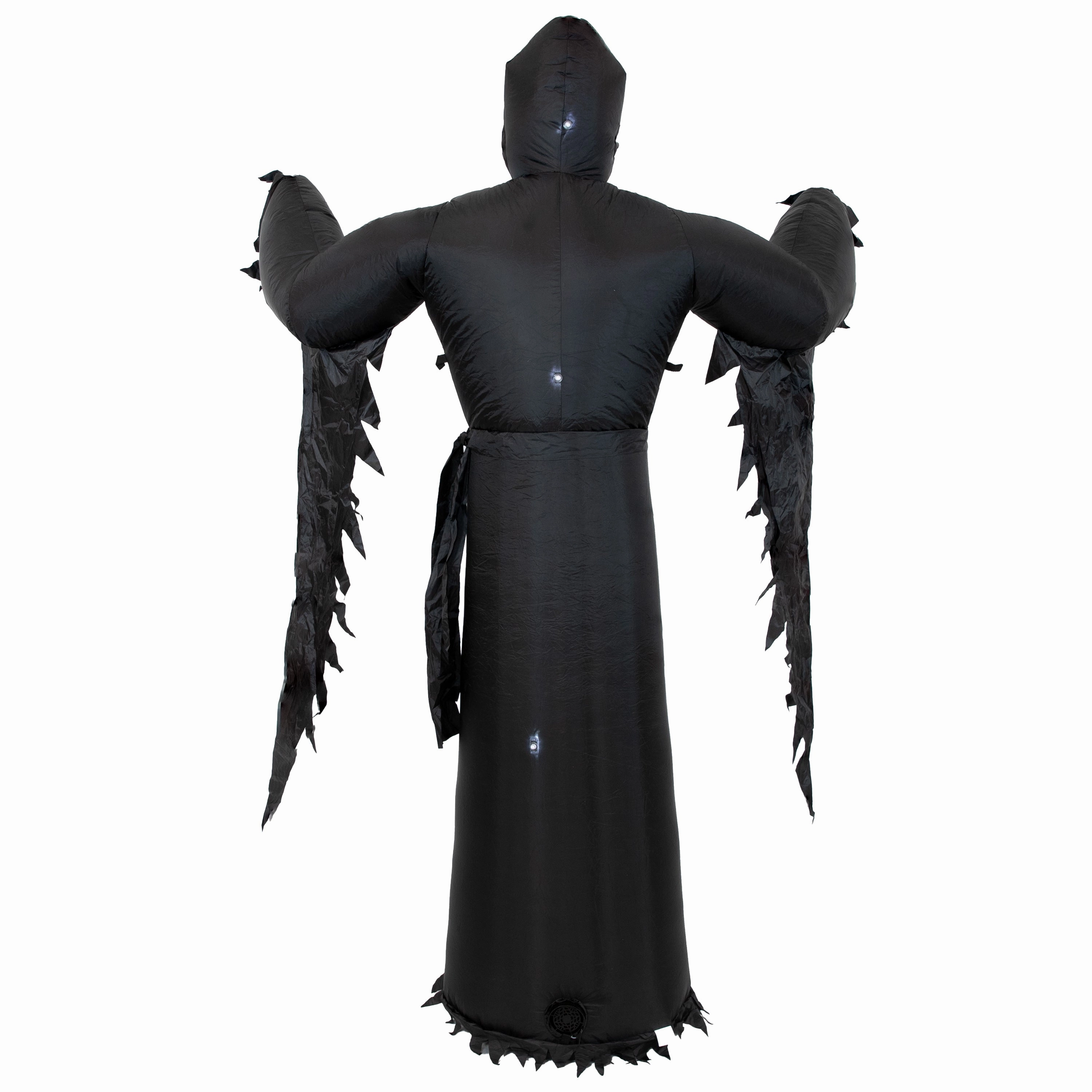 Sunnydaze 7 Grisly Grim Reaper Inflatable Halloween Decoration