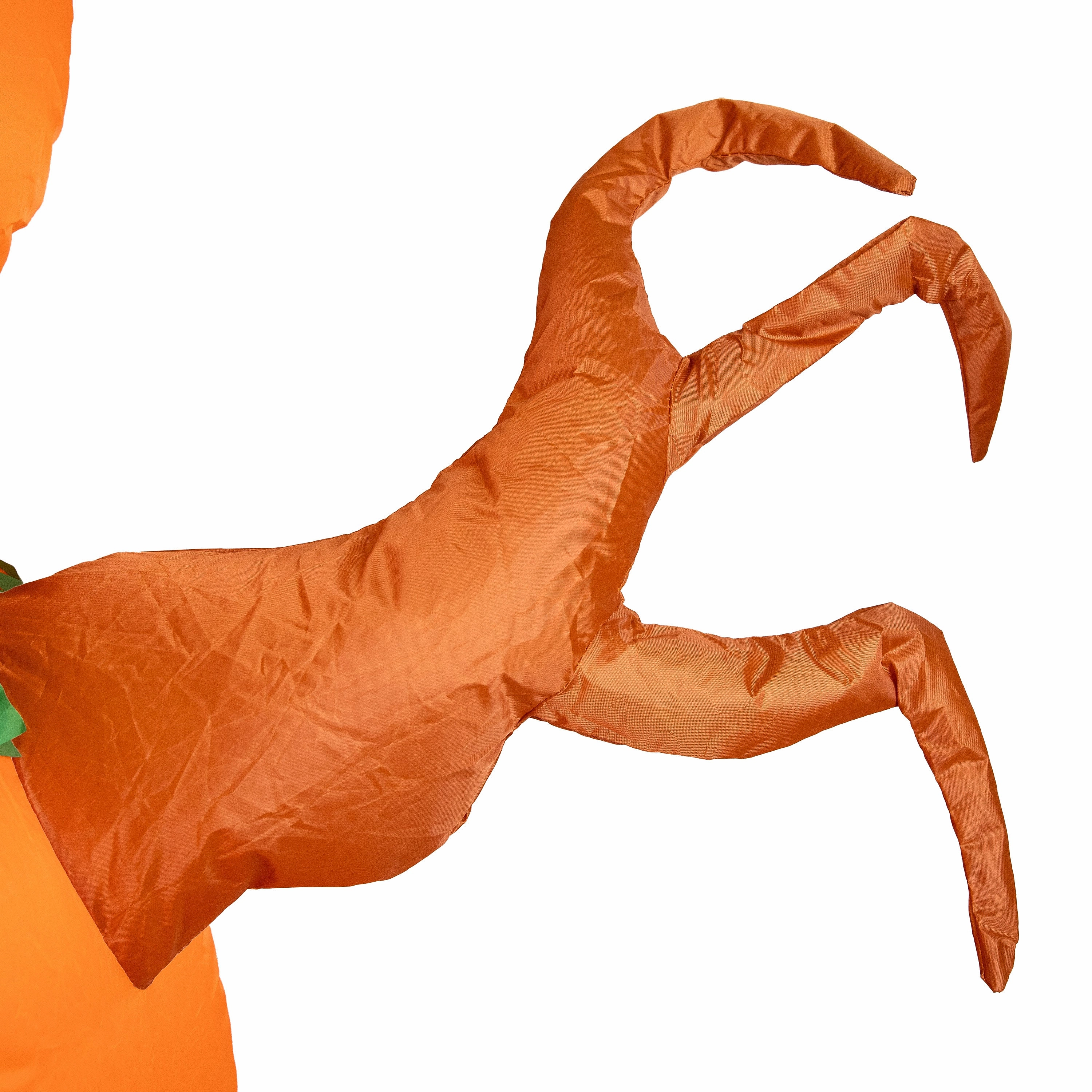 Sunnydaze 7 Jack-O-Lantern Scarecrow Pumpkin Inflatable Halloween Decoration