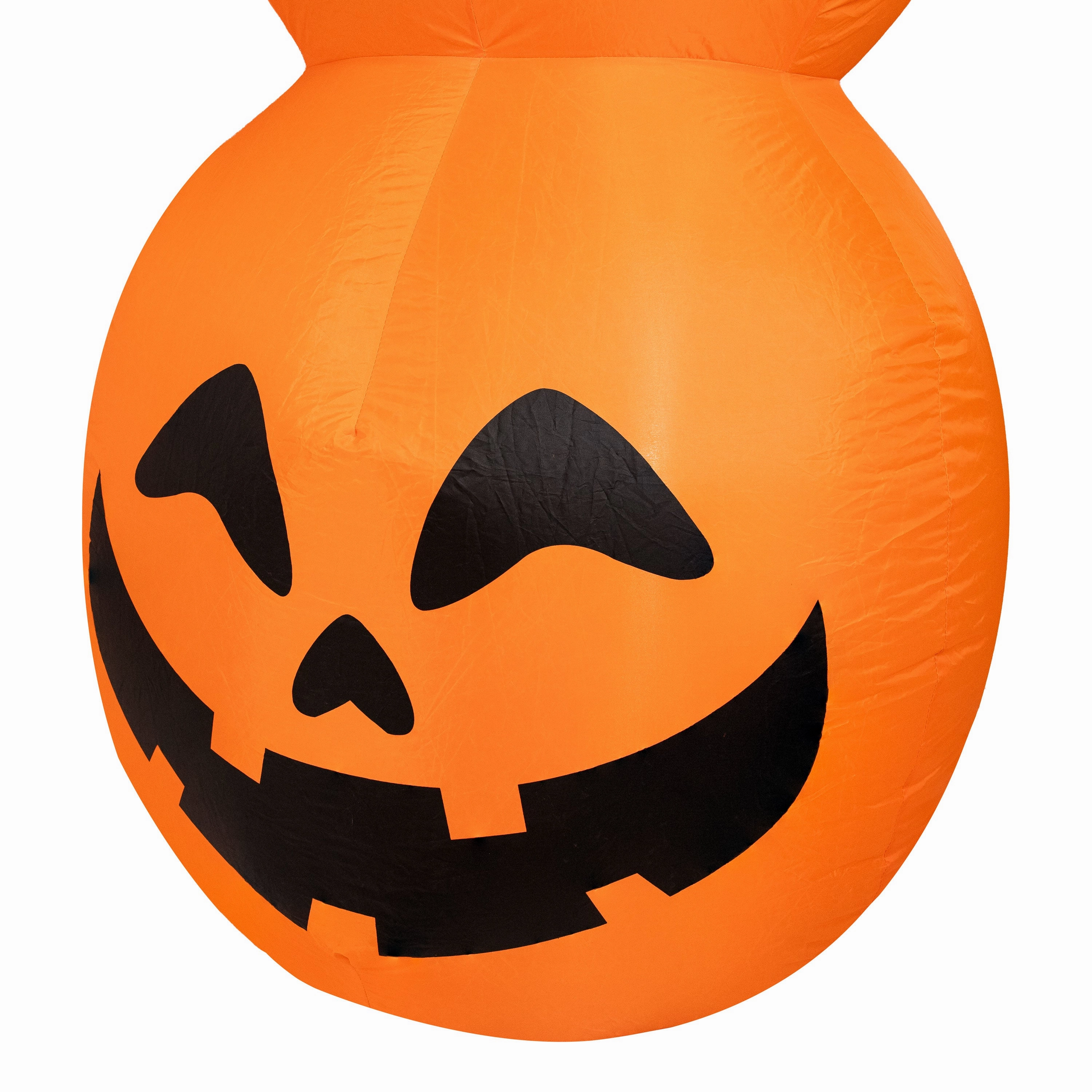 Sunnydaze 7 Jack-O-Lantern Scarecrow Pumpkin Inflatable Halloween Decoration