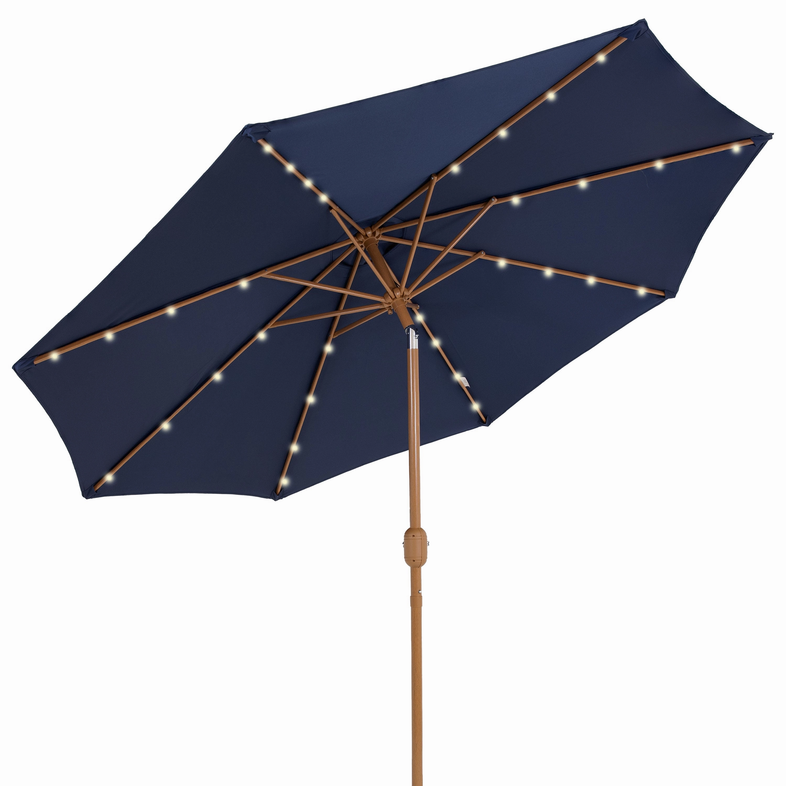 Sunnydaze 8.5 ft Patio Umbrella with Faux Woodgrain Finishoutdoor patio furniture set