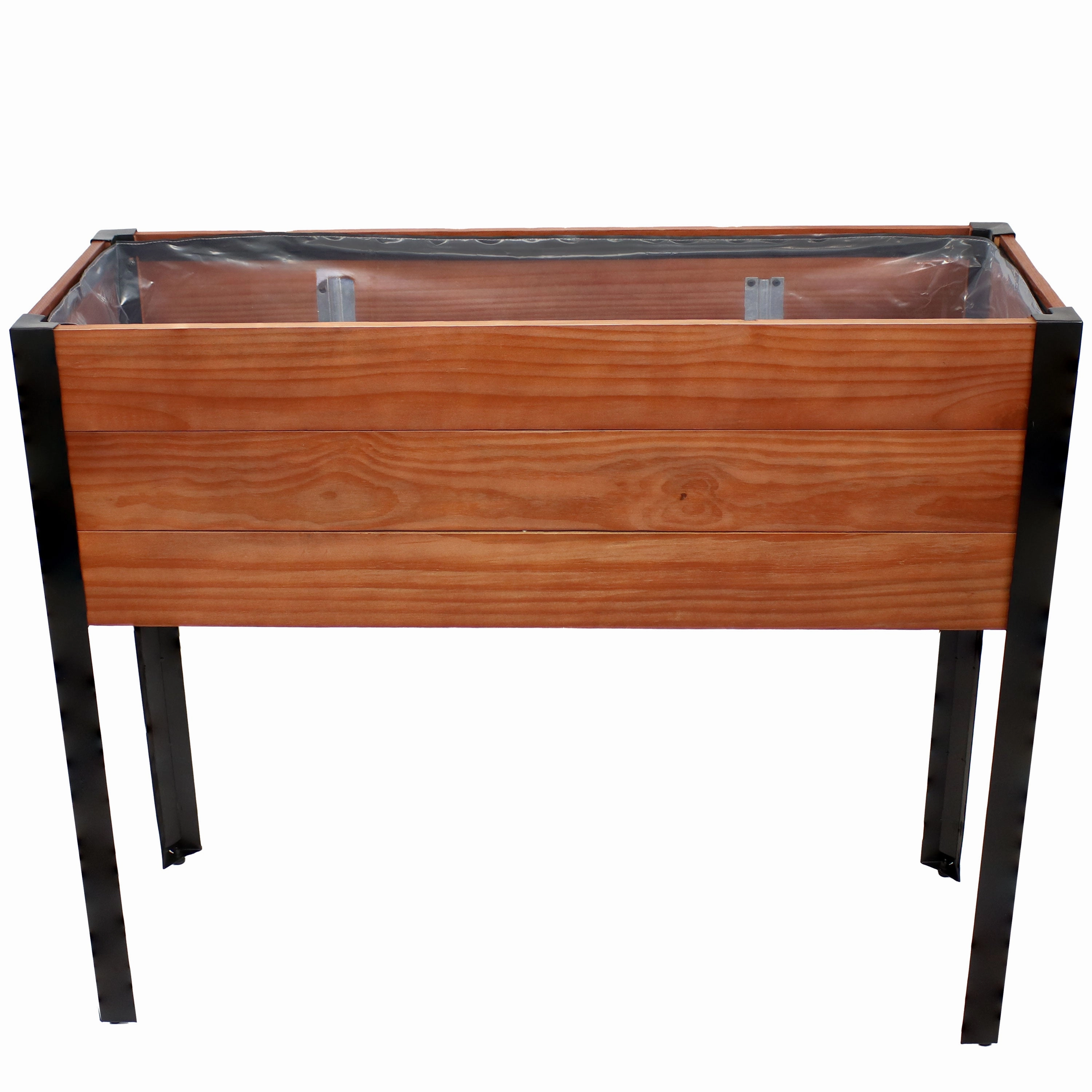 Sunnydaze Acacia Wood Raised Garden Bed with Legs - 31" H