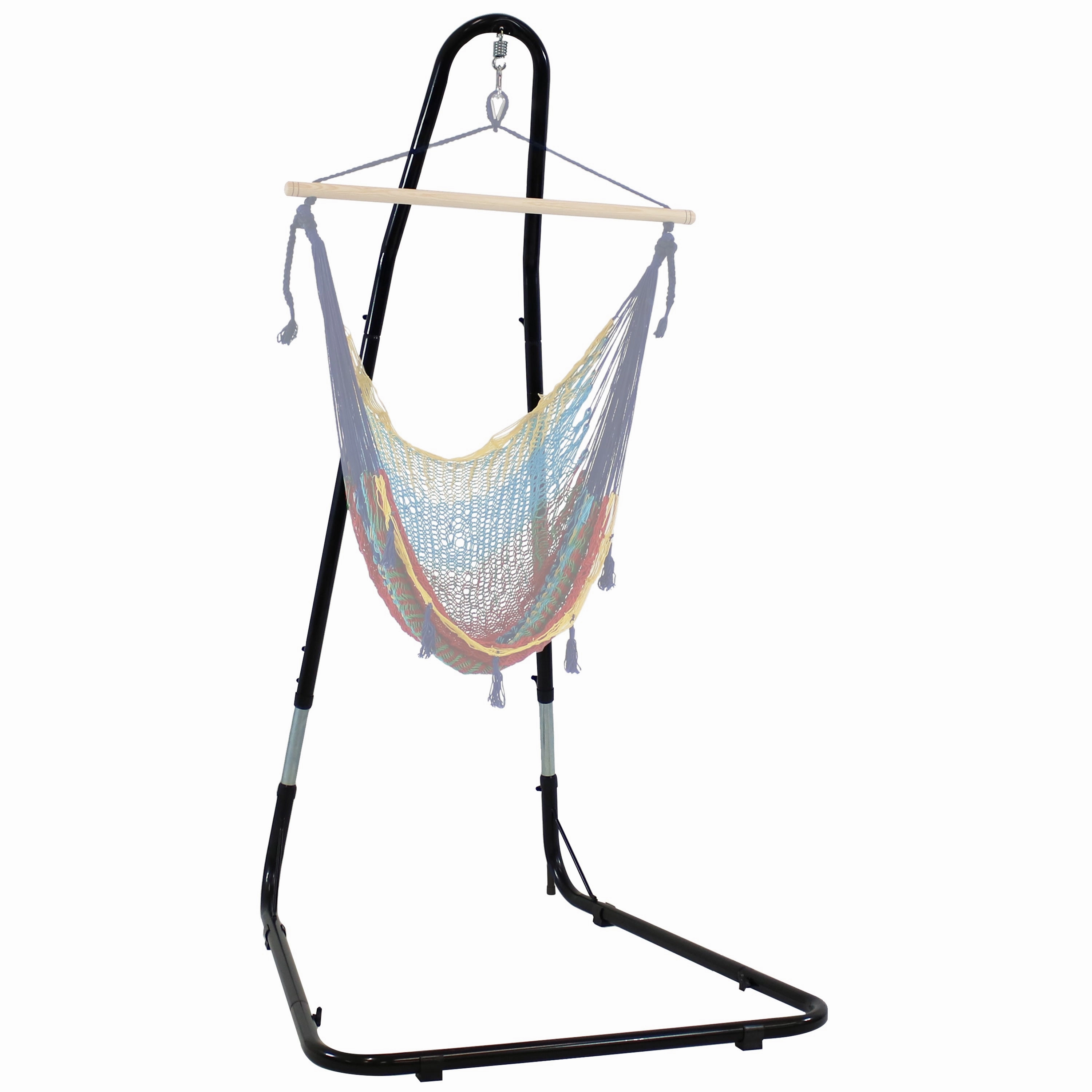 Sunnydaze Adjustable Heavy-Duty Hammock Chair Stand Only double size outdoor hammock for couples