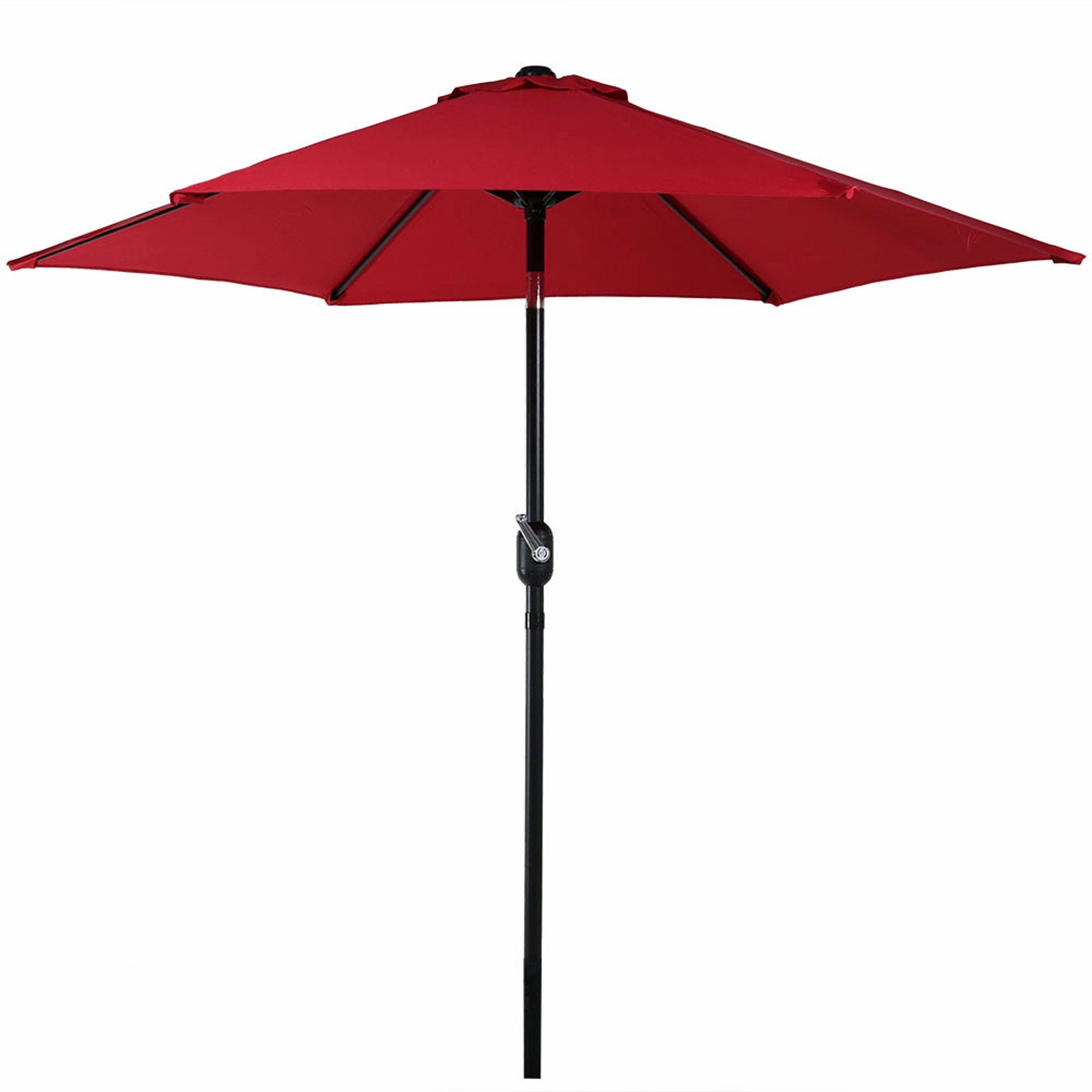 Sunnydaze Aluminum 7.5' Outdoor Patio Umbrella with Tilt and Crank