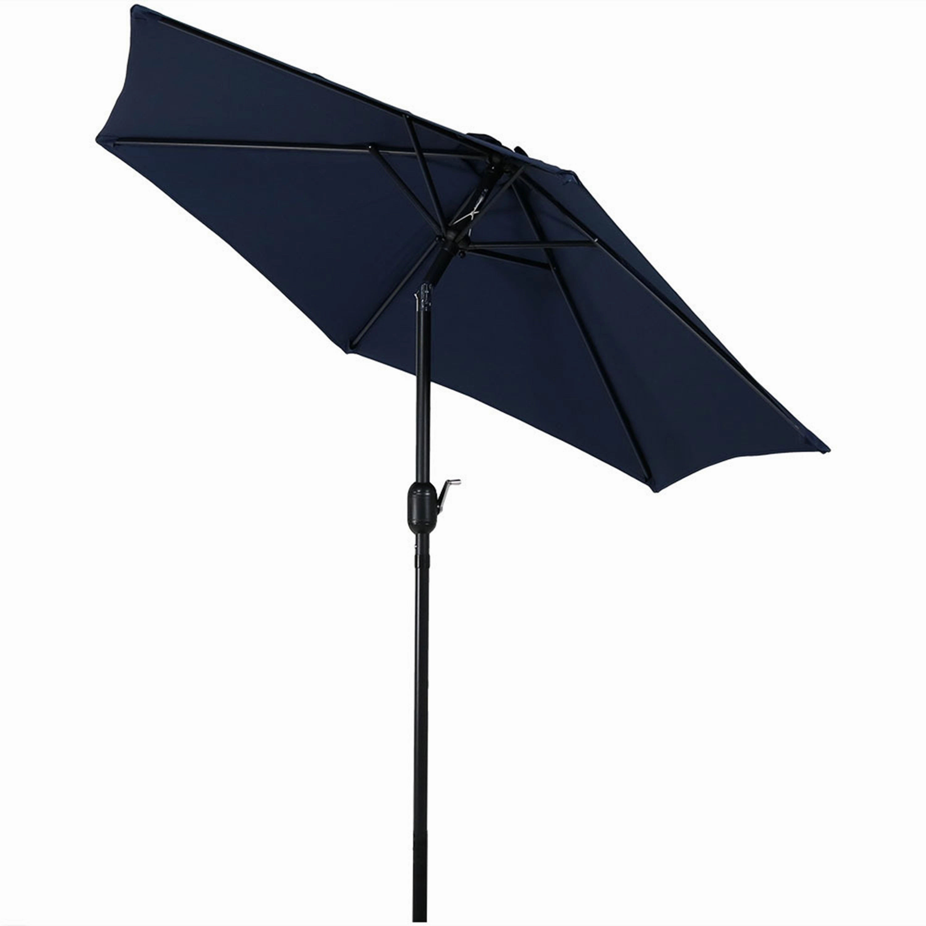 Sunnydaze Aluminum 7.5' Outdoor Patio Umbrella with Tilt and Crank