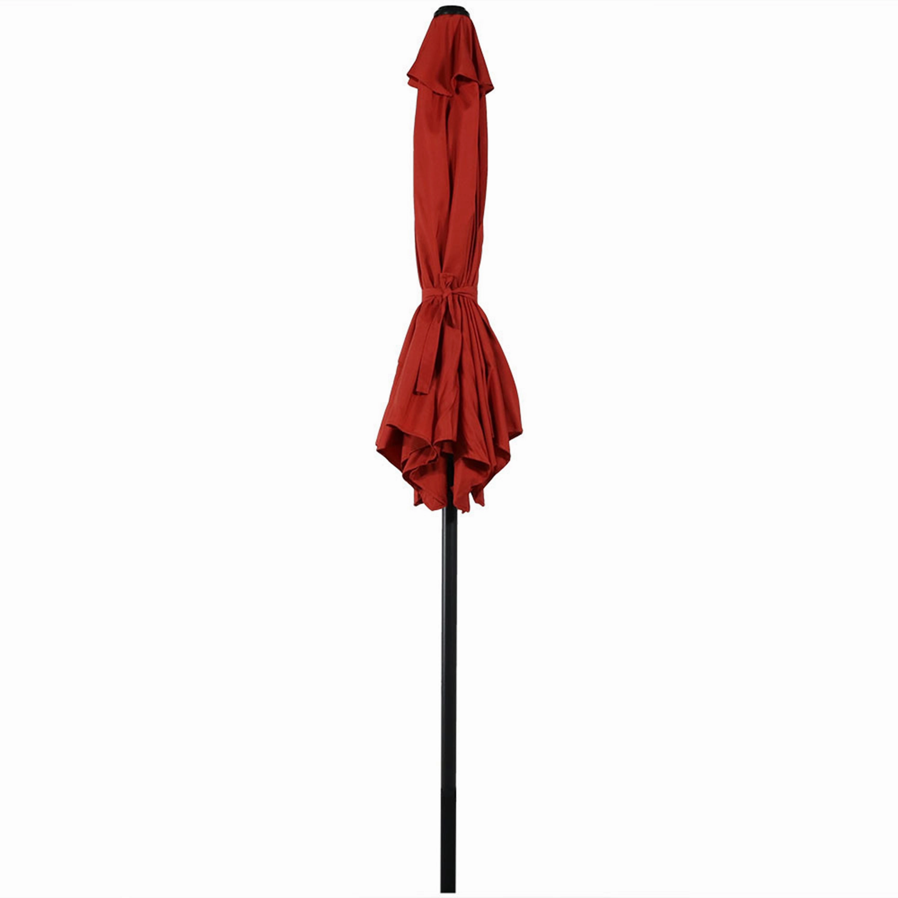 Sunnydaze Aluminum 7.5' Outdoor Patio Umbrella with Tilt and Crank