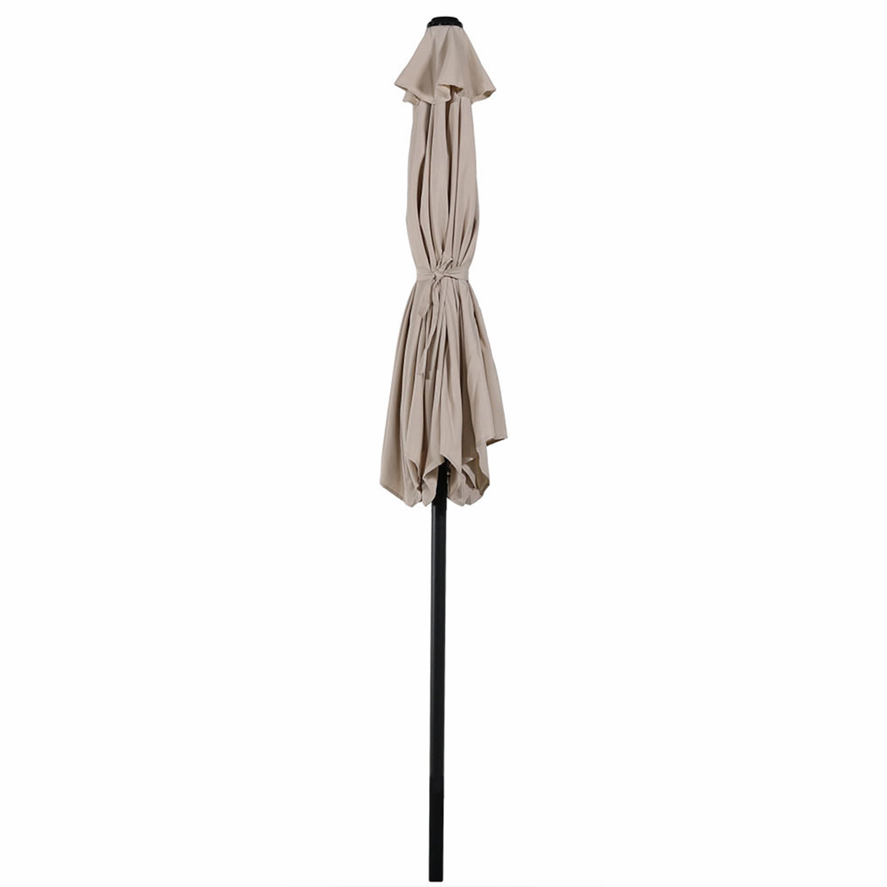 Sunnydaze Aluminum 7.5' Outdoor Patio Umbrella with Tilt and Crank