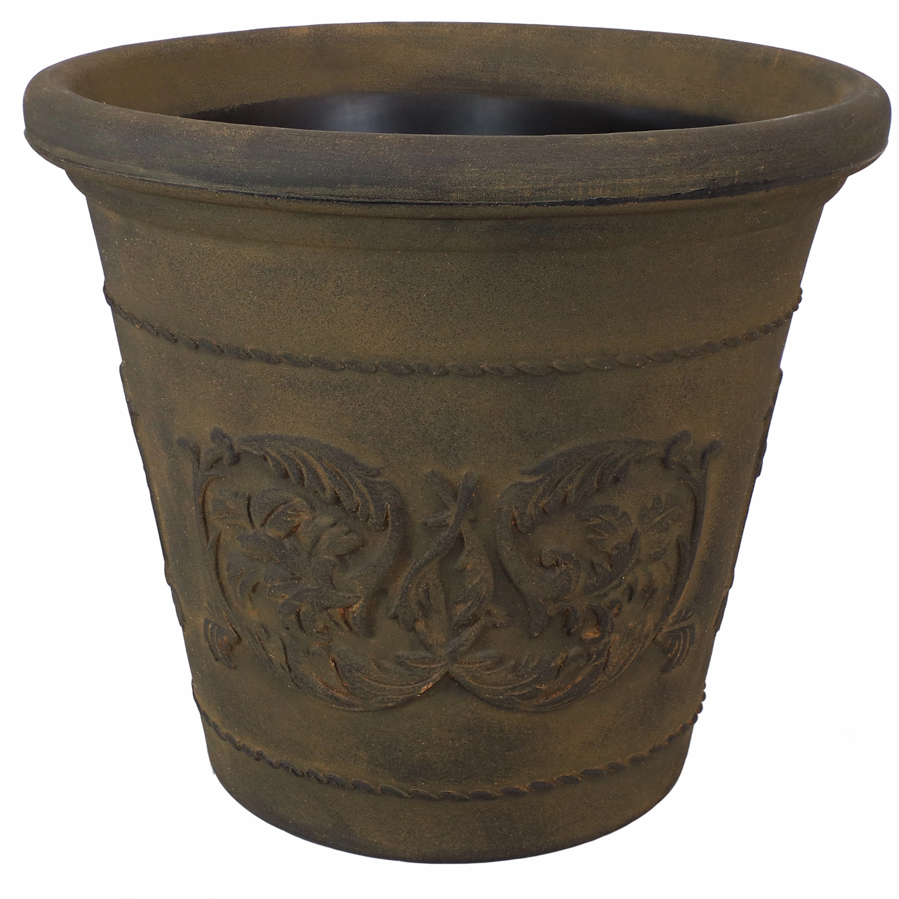 Sunnydaze Arabella Polyresin Outdoor Flowerpot Planter