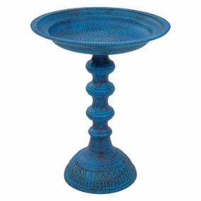Sunnydaze Backyard Beauty Metal Bird Bath - 18" Houtdoor garden decorative ornaments