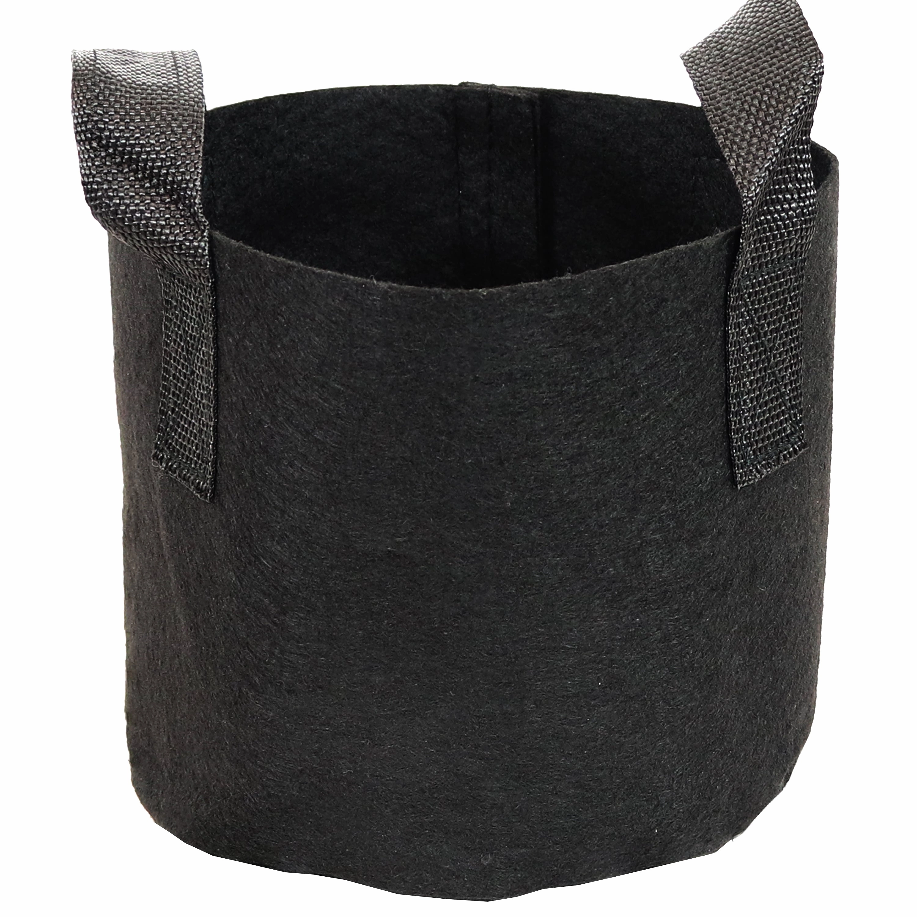 Sunnydaze Black Garden Grow Bags for Vegetables with Carrying Handles decorative outdoor planter box designs