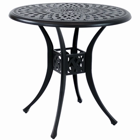 Sunnydaze Cast Aluminum Sigonella Round Patio Dining Table - 30.75"outdoor patio furniture set
