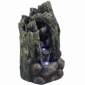 Sunnydaze Cavern of Mystery Outdoor Rock Water Fountainoutdoor garden water fountain